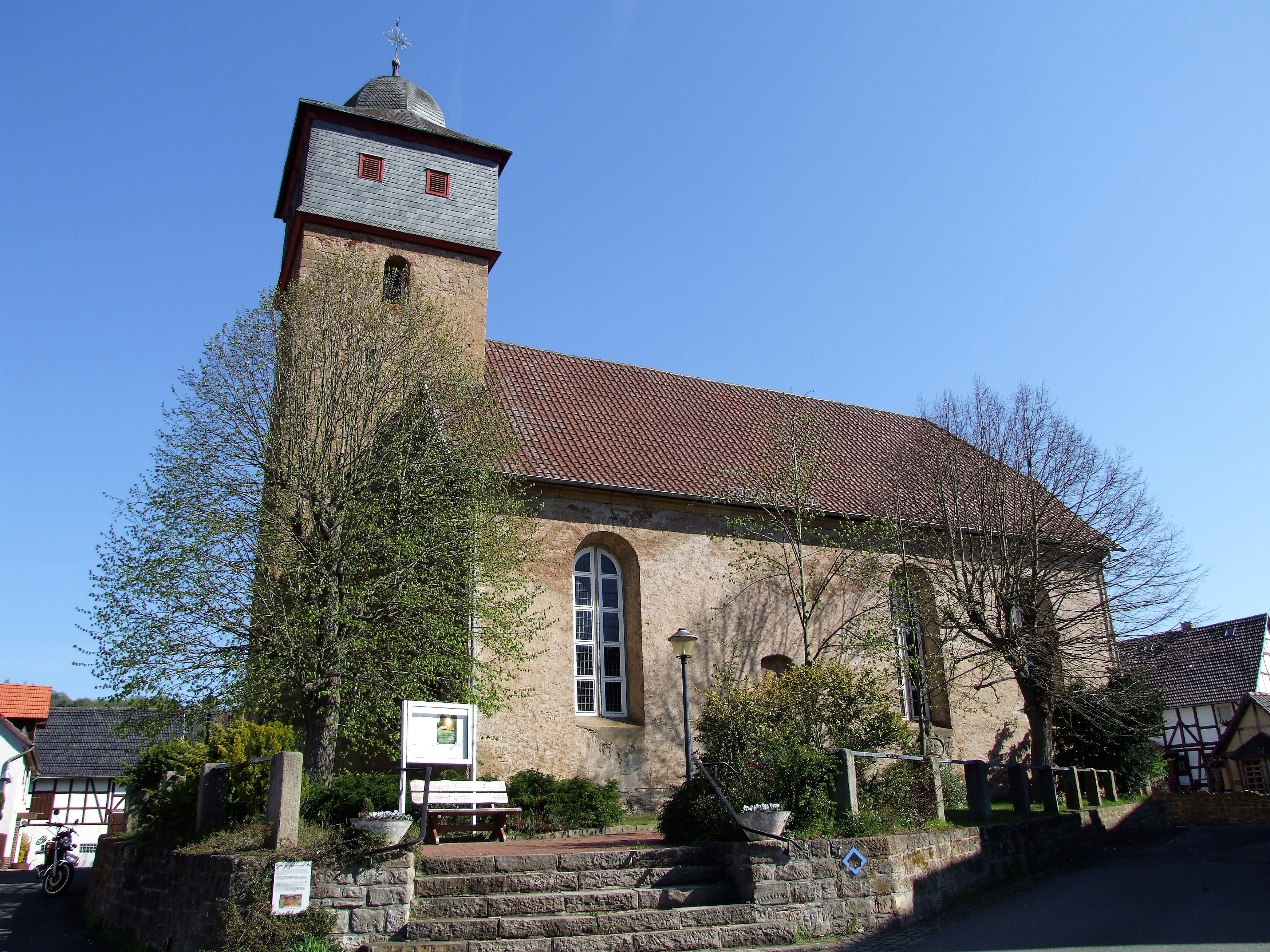 Die evangelische Kirche. (Foto: Uli Klein)