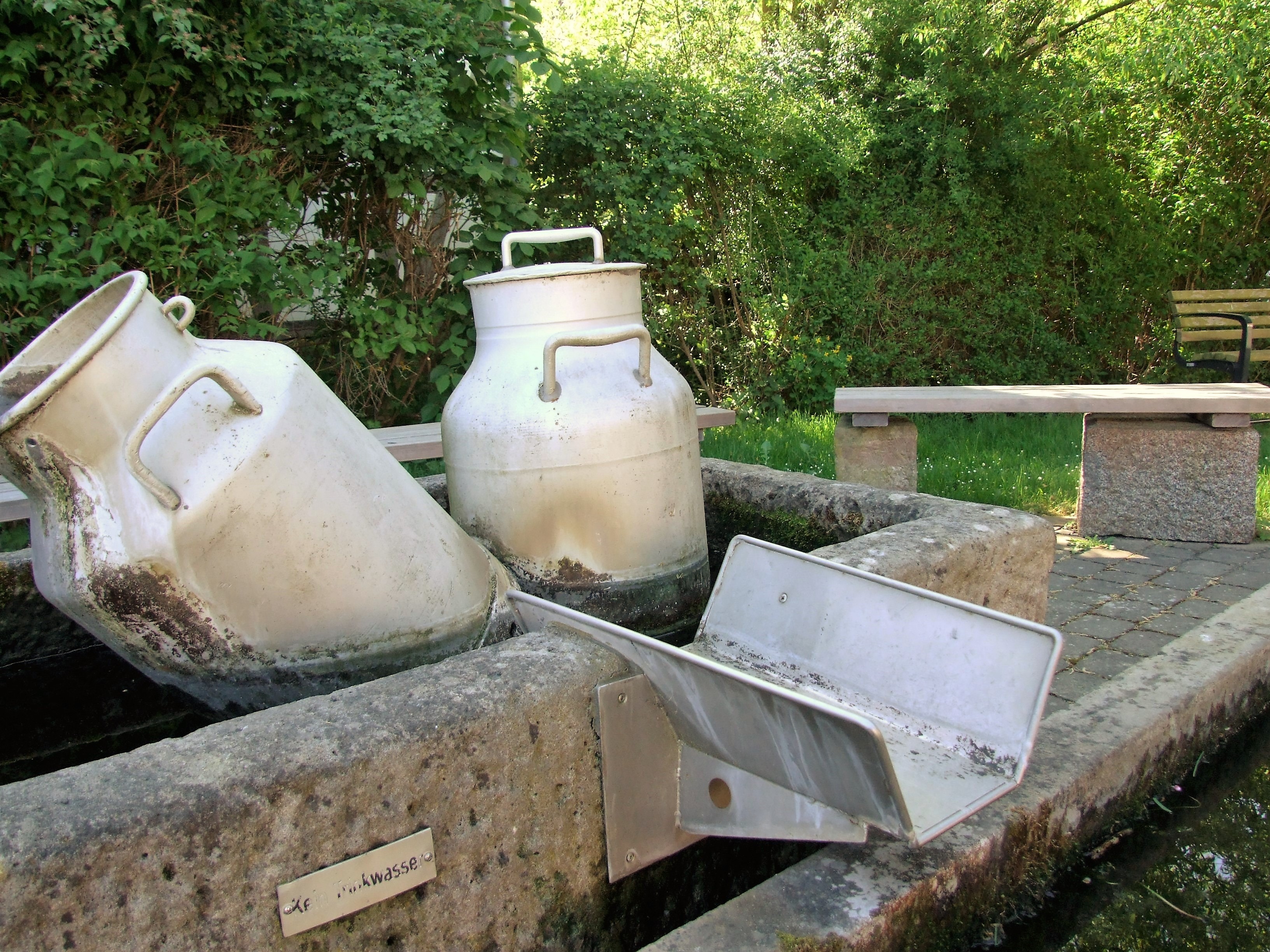 Der Milchkannen-Brunnen. (Foto: Uli Klein)