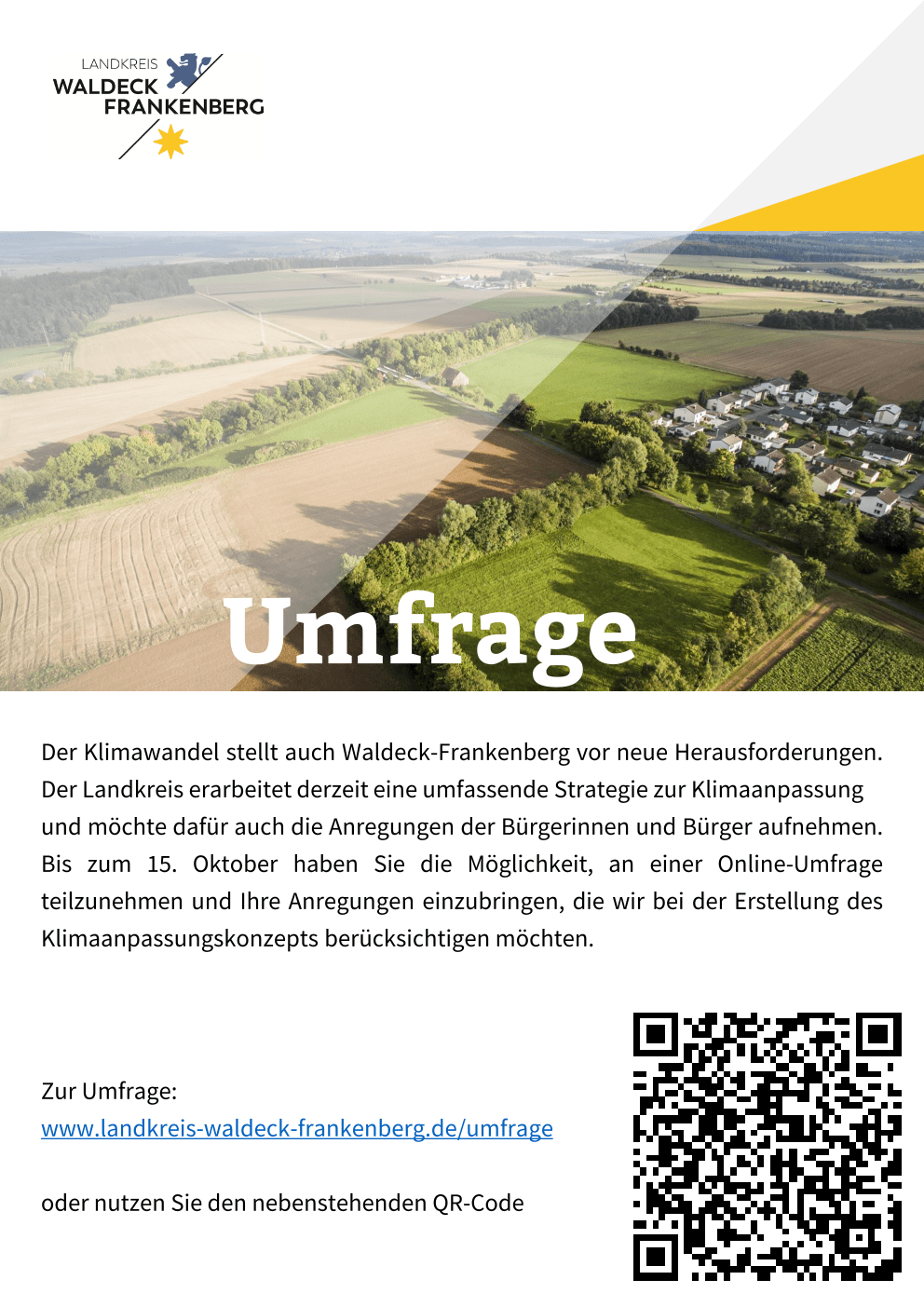 Featured image for “Klimaanpassung: Landkreis ruft zur Teilnahme an Online-Umfrage auf”