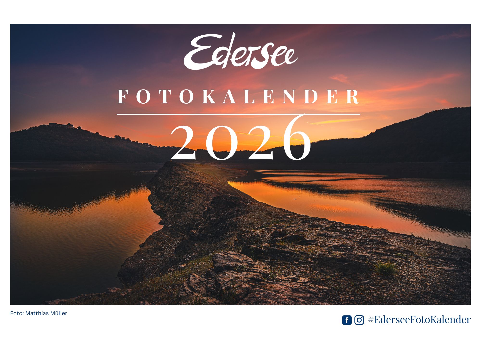 Featured image for “Edersee Fotokalender ab sofort erhältlich: Die schönsten Fotos der Region Edersee begleiten durch das Jahr 2026”