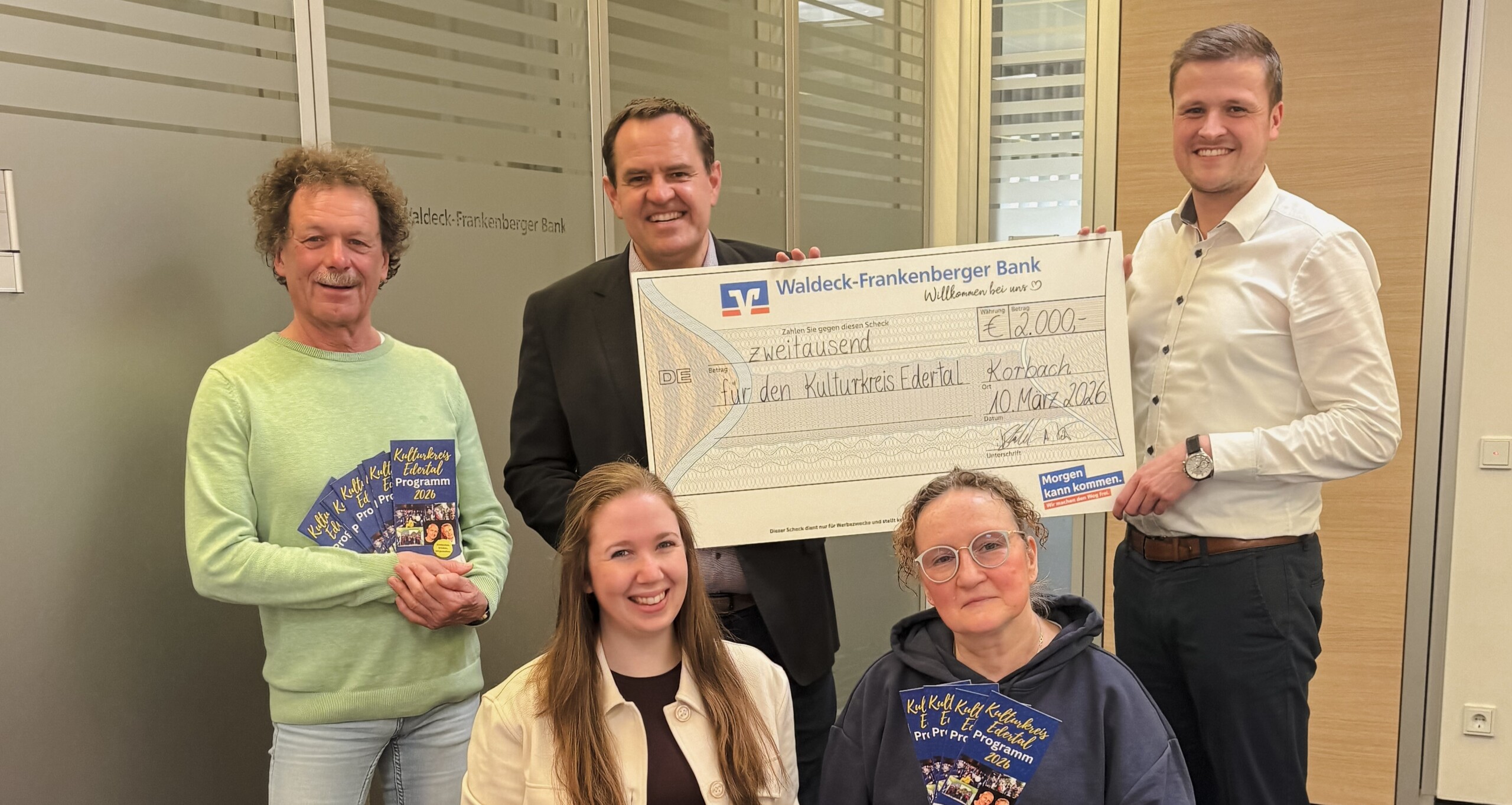 Featured image for “Spende vervierfacht für den Kulturkreis Edertal”